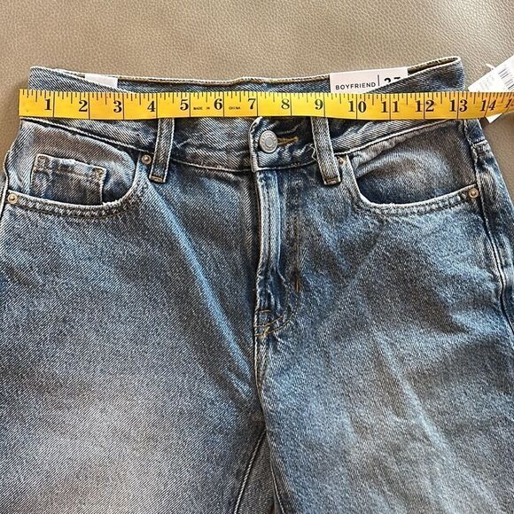 PacSun Eco Medium Blue Ripped Boyfriend Jeans Size 23 NWT - Picture 13 of 15